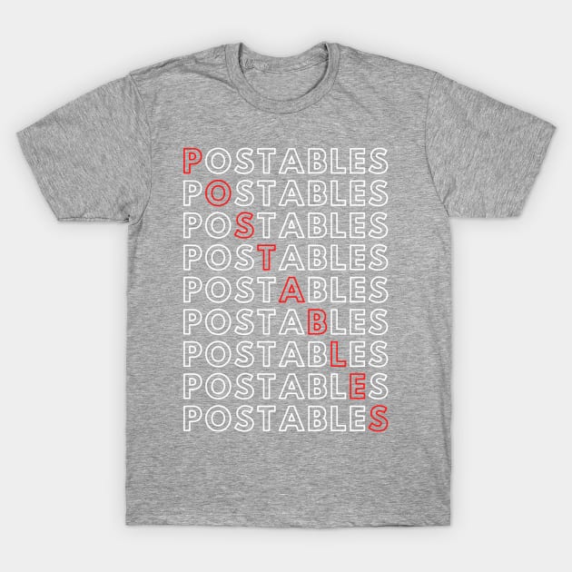 More #POstables! T-Shirt by Hallmarkies Podcast Store